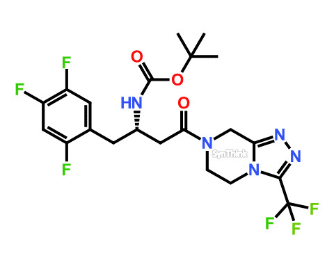 CAS No.: NA - S-Sitagliptin N-Boc impurity