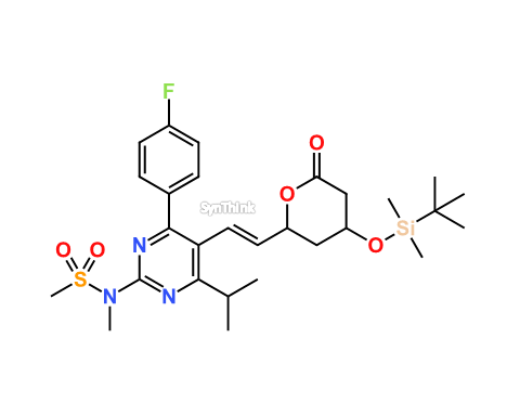 CAS No.: 1246832-82-5 - 5’-O-tert-Butyldimethylsilyl Rosuvastatin Lactone