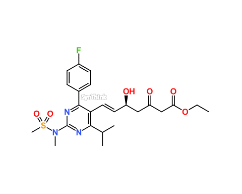 CAS No.: NA - Rosuvastatin 3-Oxo Acid Ethyl Ester