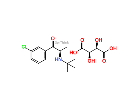 CAS No.: freebase:437723-96-1 - (R)-Bupropion D-Tartaric Acid Salt