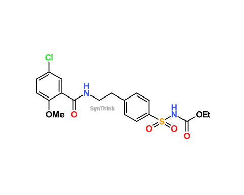 CAS No.: 14511-59-2 - Ethyl 4-[2-(5-Chloro-2-methoxybenzamido)ethyl]benzene Sulfonamide Carbamate