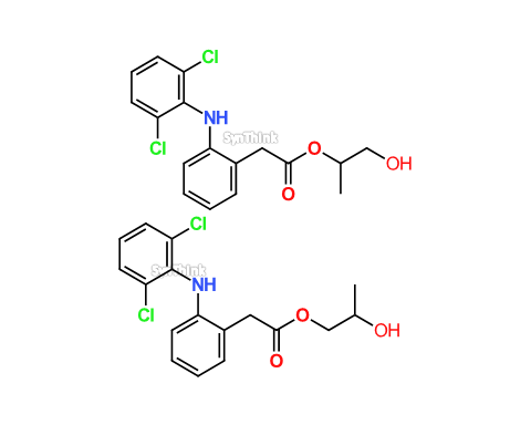 CAS No.: NA - Diclofenac Propylene Glycol esters: Mixture of primary and secondary