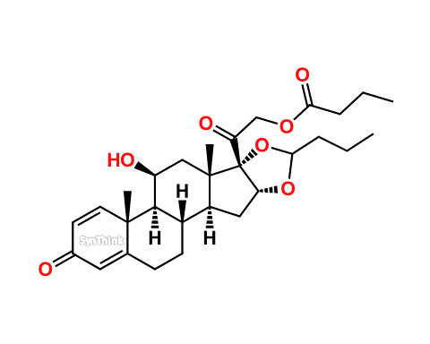 CAS No.: NA - Budesonide 21-Butyrate Impurity
