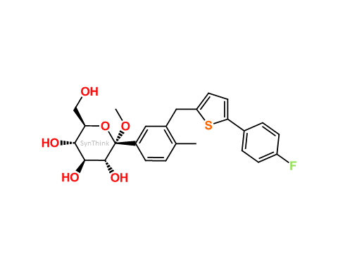CAS No.: 1358581-37-9 - 1-Methoxy Canagliflozin