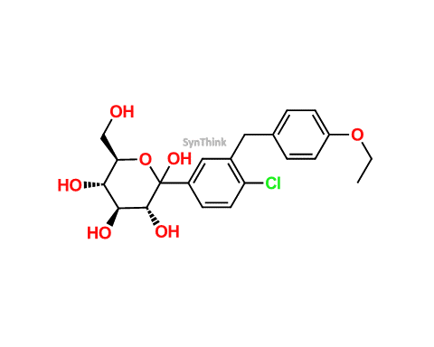 CAS No.: 960404-86-8 - 1-Hydroxy Dapagliflozin Impurity
