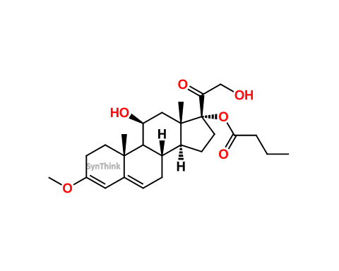 CAS No.: NA - Hydrocortisone 17-Butyrate 3-Enol Methyl Ether