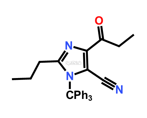 CAS No.: 144689-98-5 - 4-(1-Oxopropyl)-2-propyl-1-(triphenylmethyl)-1H-Imidazole-5-carbonitrile