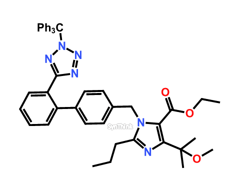 CAS No.: NA - N2-Trityl O-Methyl Ether Olmesartan Acid Ethyl Ester