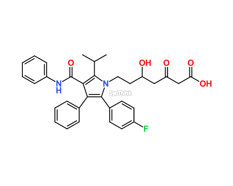 CAS No.: 1391052-00-8 (Salt) - Atorvastatin 3-Oxo Acid
