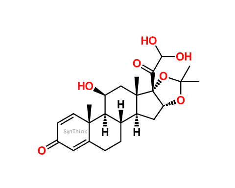 CAS No.: NA - Desonide-21-aldehyde Hydrate
