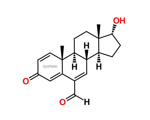 CAS No.: NA - 6-Formyl-17α-hydroxy Exemestane Impurity