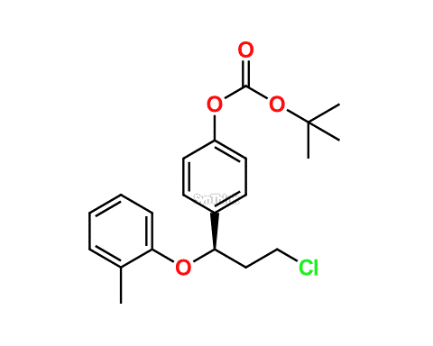 CAS No.: 457634-25-2 - (R)-3-Chloro-1-phenyl-1-[2-methyl-4-[(tert-butoxycarbonyl)oxy]phenoxy]propane