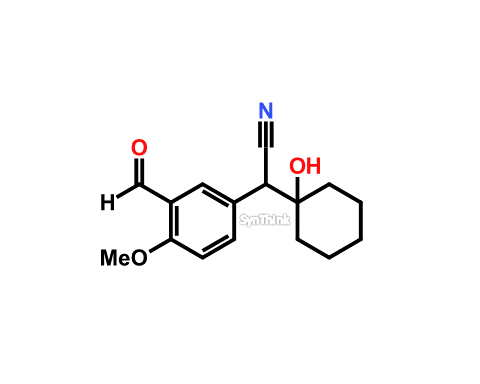 CAS No.: NA - 2-(3-Formyl-4-methoxyphenyl)-2-(1-hydroxycyclohexyl)acetonitrile