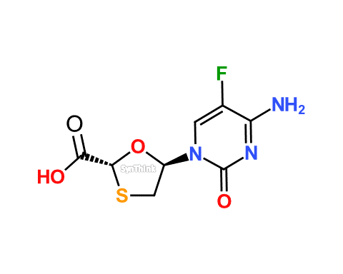 CAS No.: 1238210-10-0 - 5-epi Emtricitabine Carboxylic Acid; Emtricitabine IP Impurity A