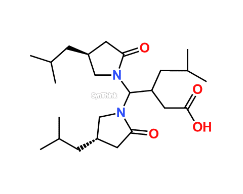 CAS No.: NA - 3-(Bis((S)-4-isobutyl-2-oxopyrrolidin-1-yl)methyl)-5-methylhexanoic Acid