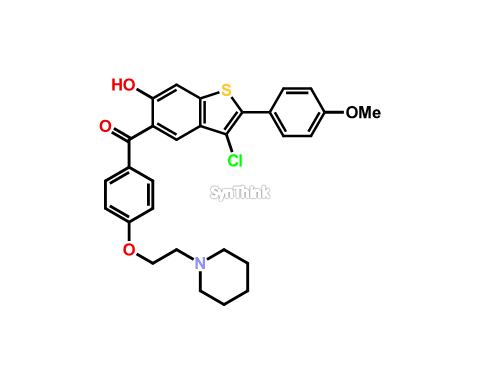 CAS No.: NA - (3-Chloro-6-hydroxy-2-(4-methoxyphenyl)benzo[b]thiophen-5-yl)(4-(2-(piperidin-1-yl)ethoxy)phenyl)methanone