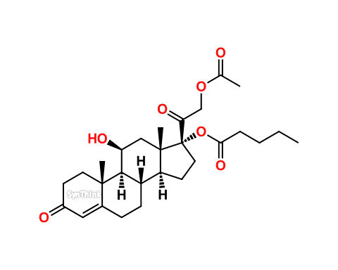 CAS No.: 81456-46-4 - Hydrocortisone 17-Valerate 21-Acetate