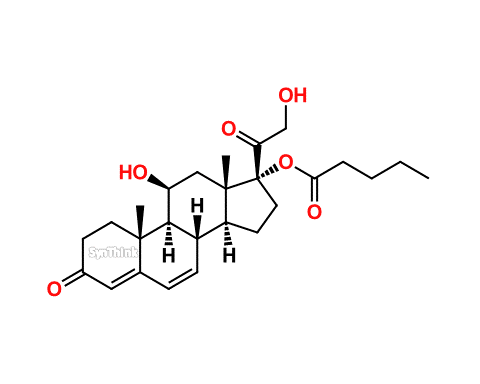 CAS No.: NA - 6-Dehydrocortisol-17-valerate