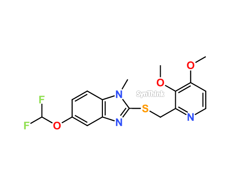 CAS No.: NA - Pantoprazole Sulfide N-Methyl 5-Difluoromethoxy Analog