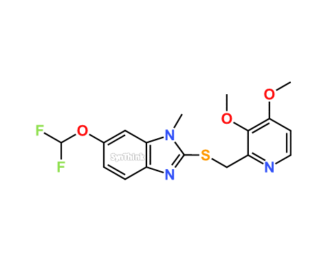 CAS No.: NA - Pantoprazole Sulfide N-Methyl 6-Difluoromethoxy Analog