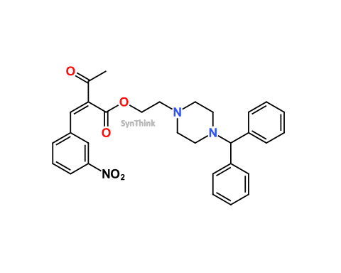 CAS No.: 90120-00-6 - 2-(4-Benzhydryl-1-piperazinyl)ethyl (Z)-2-acetyl-3-(m-nitrophenyl)acrylate