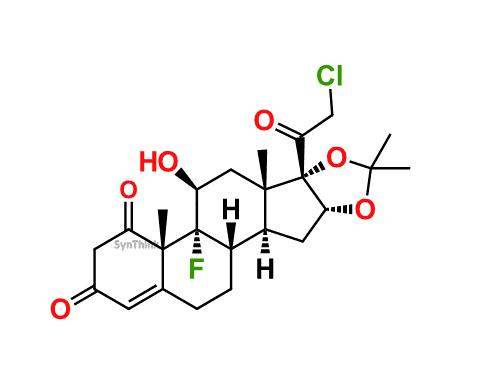 CAS No.: NA - 1-Keto Halcinonide