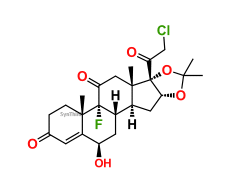 CAS No.: NA - 6β-Hydroxy 11-keto Halcinonide