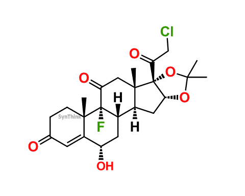 CAS No.: NA - 6α-Hydroxy 11-keto Halcinonide