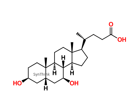 CAS No.: 78919-26-3 - 3β-Ursodeoxycholic Acid; Ursodeoxycholic Acid EP Impurity H
