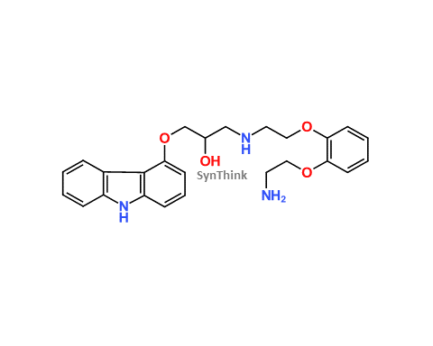 CAS No.: 1391052-10-0 - Carvedilol O-Desmethyl O-Aminoethyl Impurity