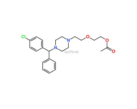 CAS No.: NA - Hydroxyzine O- Acetyl Impurity2-(2-{4-[(4-Chlorophenyl)-phenylmethyl]piperazin-1-yl}ethoxy)ethyl acetate oxalate
