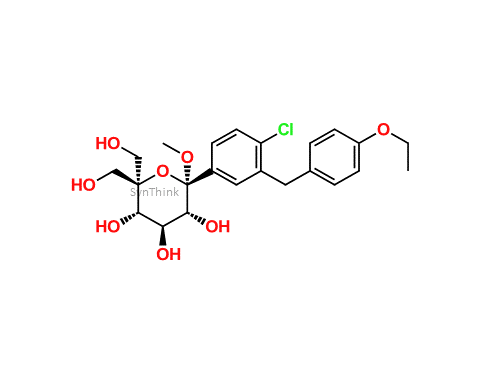 CAS No.: NA - 1-methoxy Ertugliflozin Impurity