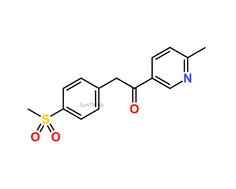 CAS No.: 221615-75-4 - 2-(4-Methanesulfonyl-phenyl)-1-(6-methyl-pyridin-3-yl)-ethanone