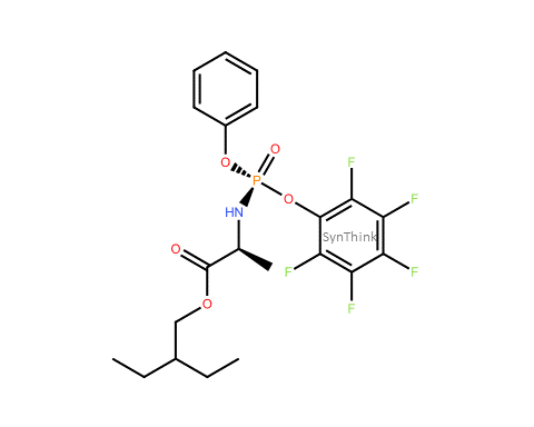 CAS No.: 1911578-98-7 - 2-Ethylbutyl ((S)-(perfluorophenoxy)(phenoxy)phosphoryl)-L-alaninate