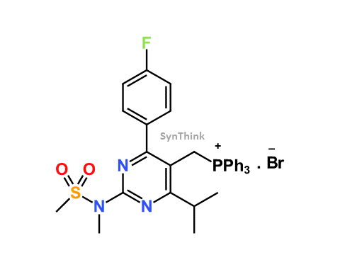CAS No.: 885477-83-8 - [[4-(4-Fluorophenyl)-6-(1-methylethyl)-2-[methyl(methylsulfonyl)amino]-5-pyrimidinyl]methyl]triphenylphosphonium bromid
