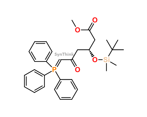 CAS No.: 147118-35-2 - Methyl (3R)-3-(tert-Butyldimethylsilanyloxy)-5-oxo-6-(triphenylphosphanylidene)hexanoate