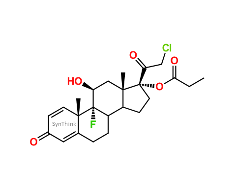 CAS No.: NA - 9-Alpha-Fluro-21-Chlorine Prednisolone-17-Propioinate