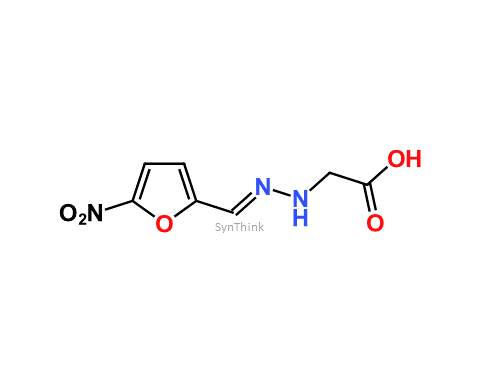 CAS No.: 91447-38-0 - 2-[-2[(5-Nitro-2-furanyl)methylene]hydrazinyl]acetic Acid