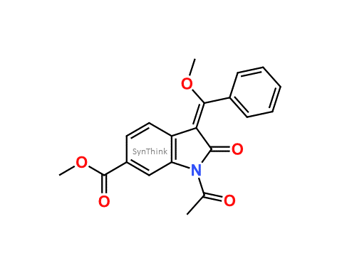 CAS No.: 1168152-07-5 - Nintedanib (E)-methyl 1-acetyl-3-(methoxy(phenyl)methylene)-2-oxoindoline-6-carboxylate