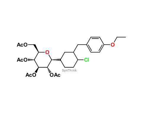 CAS No.: NA - Dapagliflozin Alpha Isomer Tetraacetate Impurity