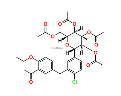 CAS No.: NA - Dapagliflozin mono acetyl Tetra Acetate Impurity