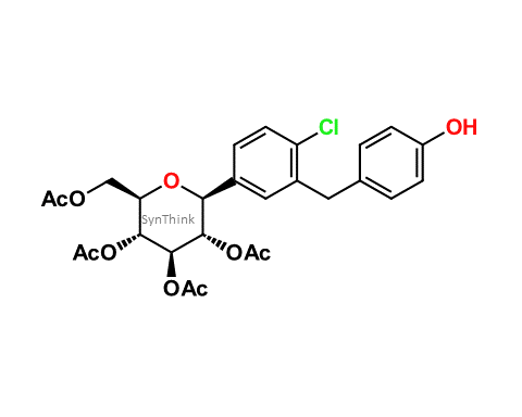 Des-tetrahydrofuran Empagliflozin Tetraacetate CAS: 1079083-63-8