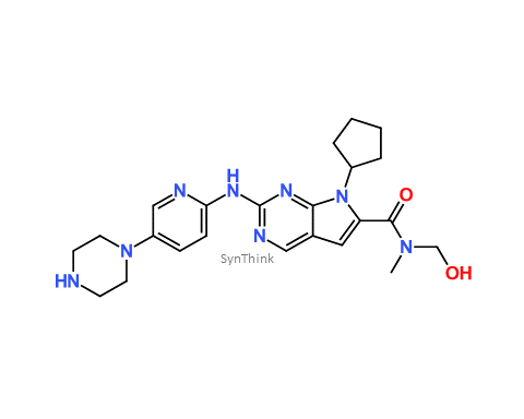 CAS No.: NA - 7-cyclopentyl-N-(hydroxymethyl)-N-methyl-2-((5-(piperazin-1-yl)pyridin-2-yl)amino)-7H-p yrrolo[2