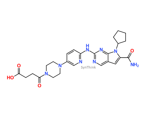 CAS No.: NA - 4-(4-(6-((7-Cyclopentyl-6-(dimethylcarbamoyl)-7H-pyrrolo[2