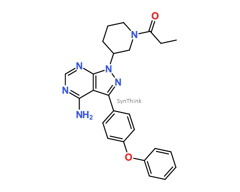 CAS No.: NA - rac-N-Desacryloyl N-Propionyl Ibrutinib