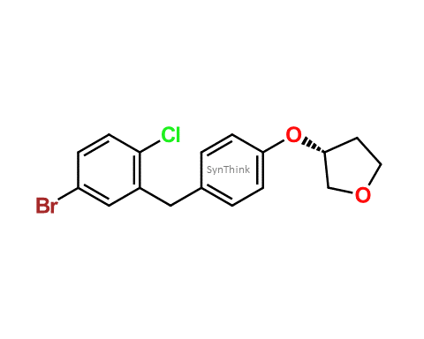 CAS No.: 915095-90-8 - (R)-3-(4-(5-bromo-2-chlorobenzyl)phenoxy)tetrahydrofuran