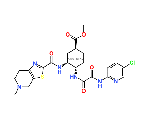 CAS No.: NA - Edoxaben Cyclohexyl Methyl Ester Impurity