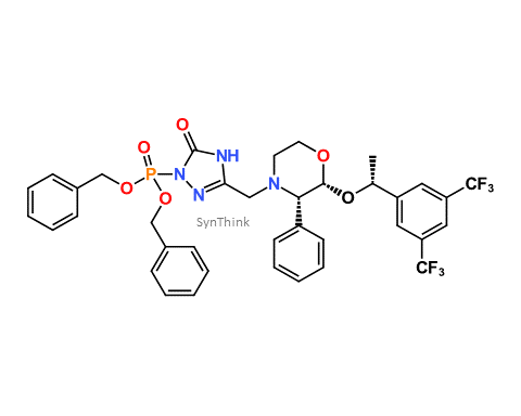 CAS No.: NA - Dibenzyl ester of desfluoro fosaprepitant
