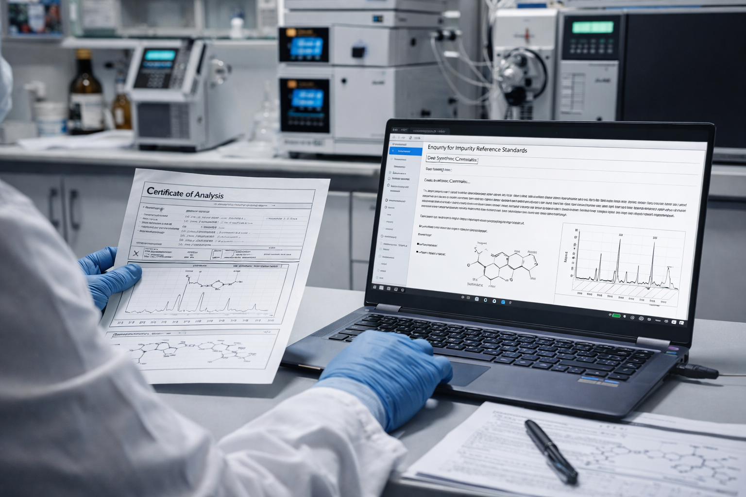 Sending an Enquiry of Impurity Standards - SynThink