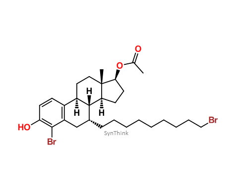 CAS No.:  - Fulvestrant-(7Alpha-17Beta)-4-Bromo-7-[9-Bromo-Nonyl]-Estra-1